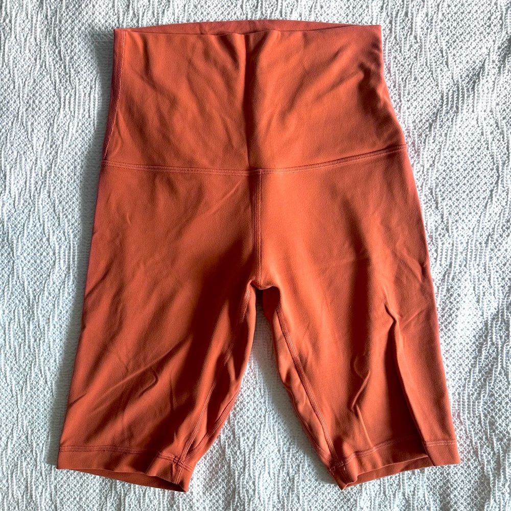 Lululemon Align super high rise bike short 9 inch length